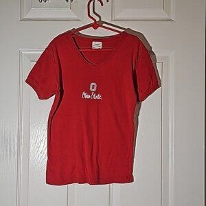 Ohio State T-shirt Red Size M Fits XS